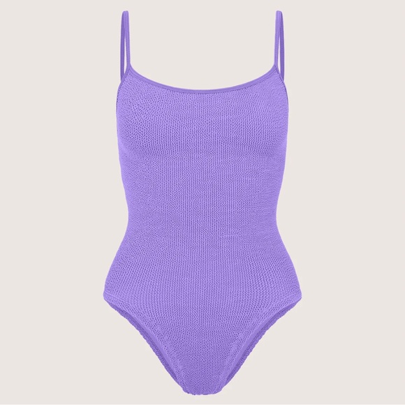 NEW Hunza G Pamela Crinkle One piece in Lilac - Picture 5 of 10